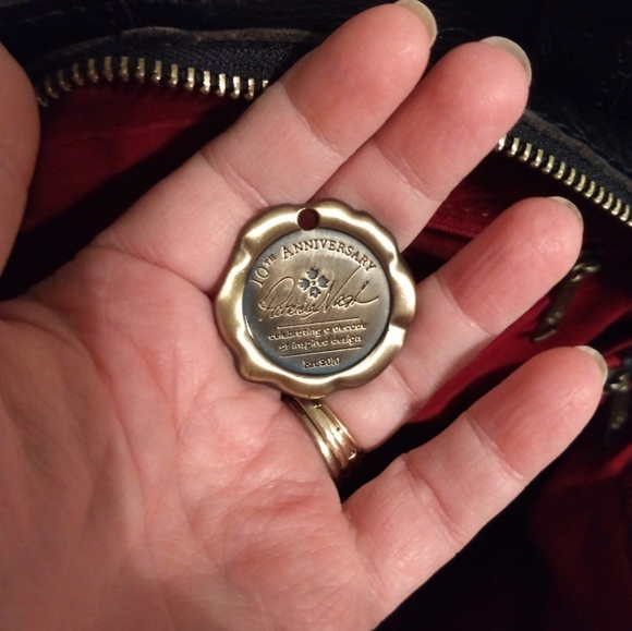 Patricia Nash Macellara Oval Leather Satchel Limited Edition Tropical Escape - Picture 2 of 12